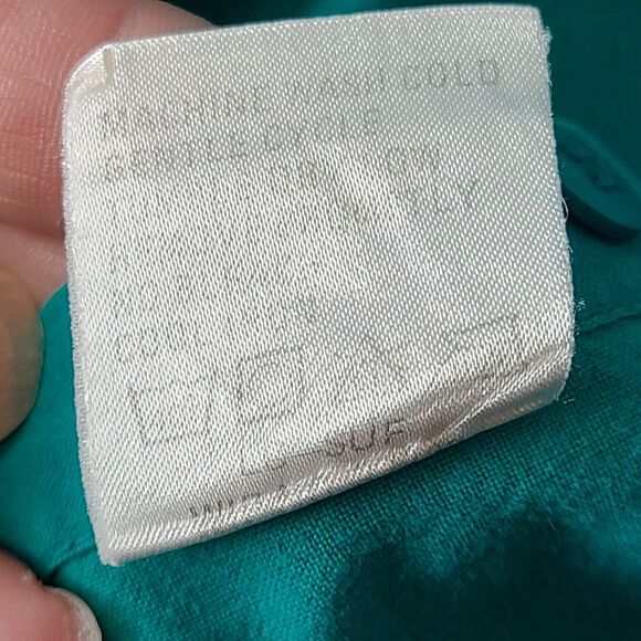 Vintage Woolrich Emerald Green 100% Cotton Short Sleeves Button Up Shirt Size S - Picture 4 of 6